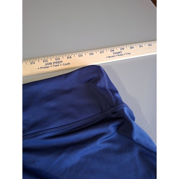 Crown & Ivy Cabana Star Print Leggings 2X Navy Pink Stretch Activewear Y2K - Picture 3 of 9